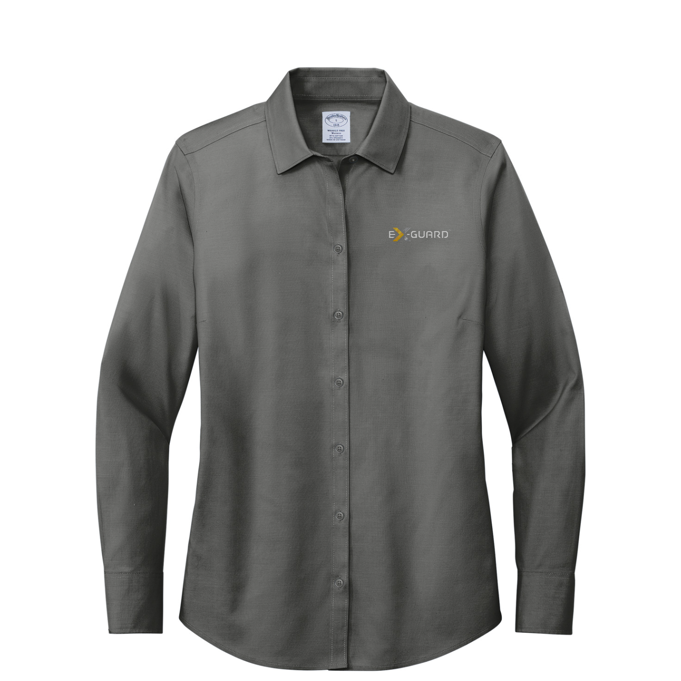 Brooks Brothers Women's Wrinkle-Free Stretch Pinpoint Shirt — Deep Black